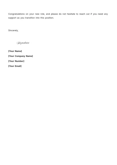 Free Training Manager Letter Template to Edit Online
