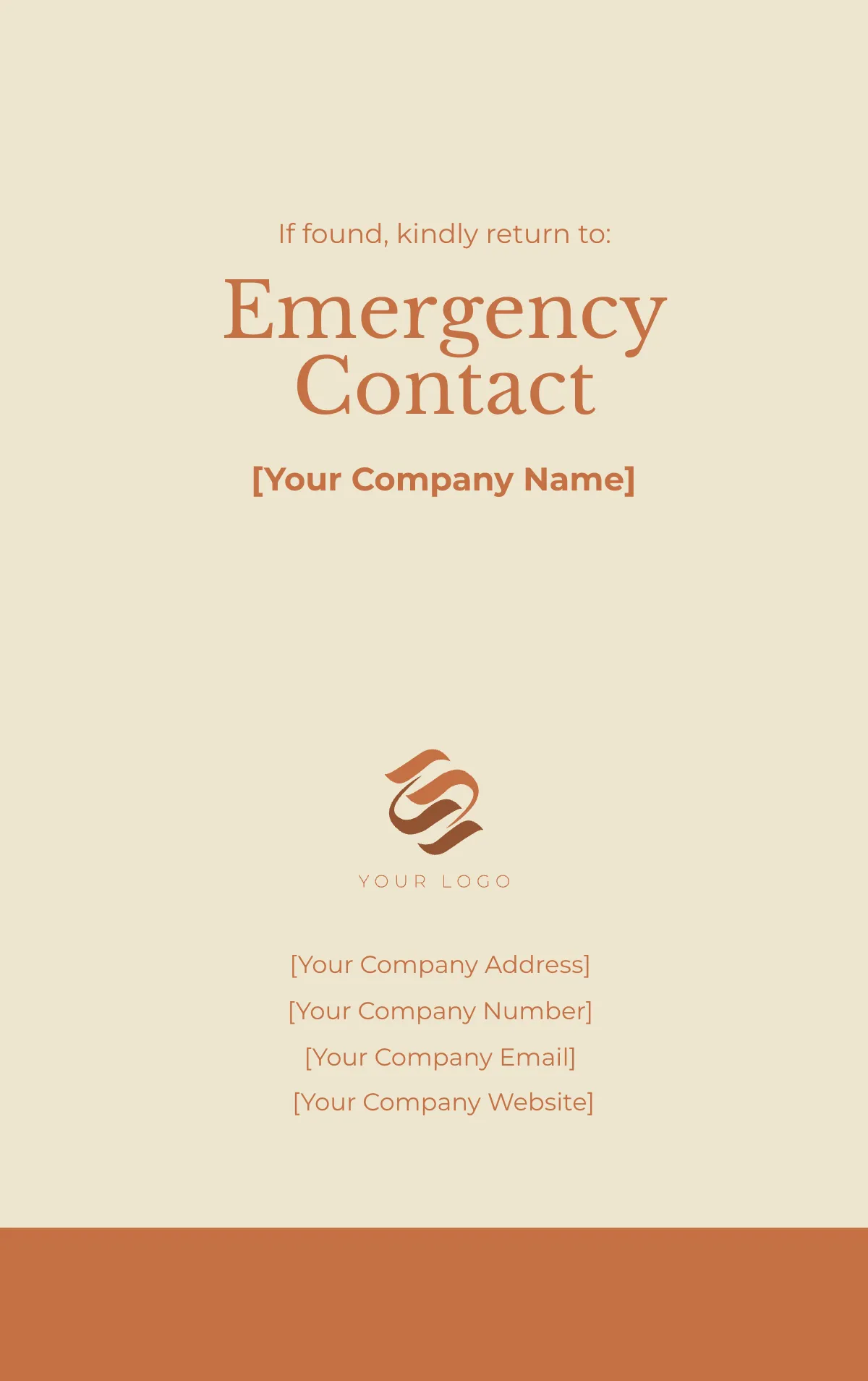 Free Sophisticated ID Card Template to Edit Online