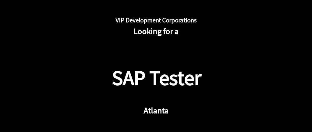 Free SAP Tester Job Ad/Description Template.jpe