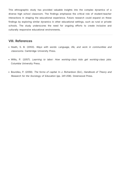 Free Ethnography Research In Education Template to Edit Online