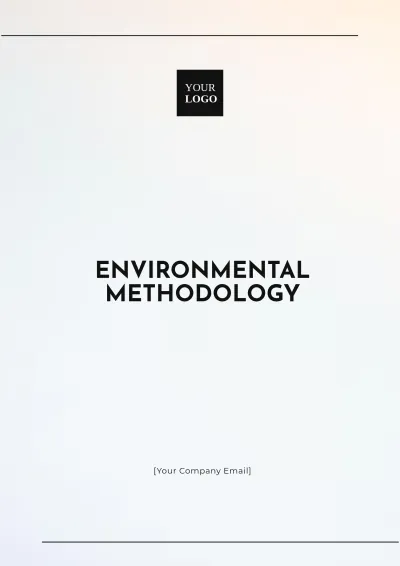 Free Environmental Methodology Template to Edit Online