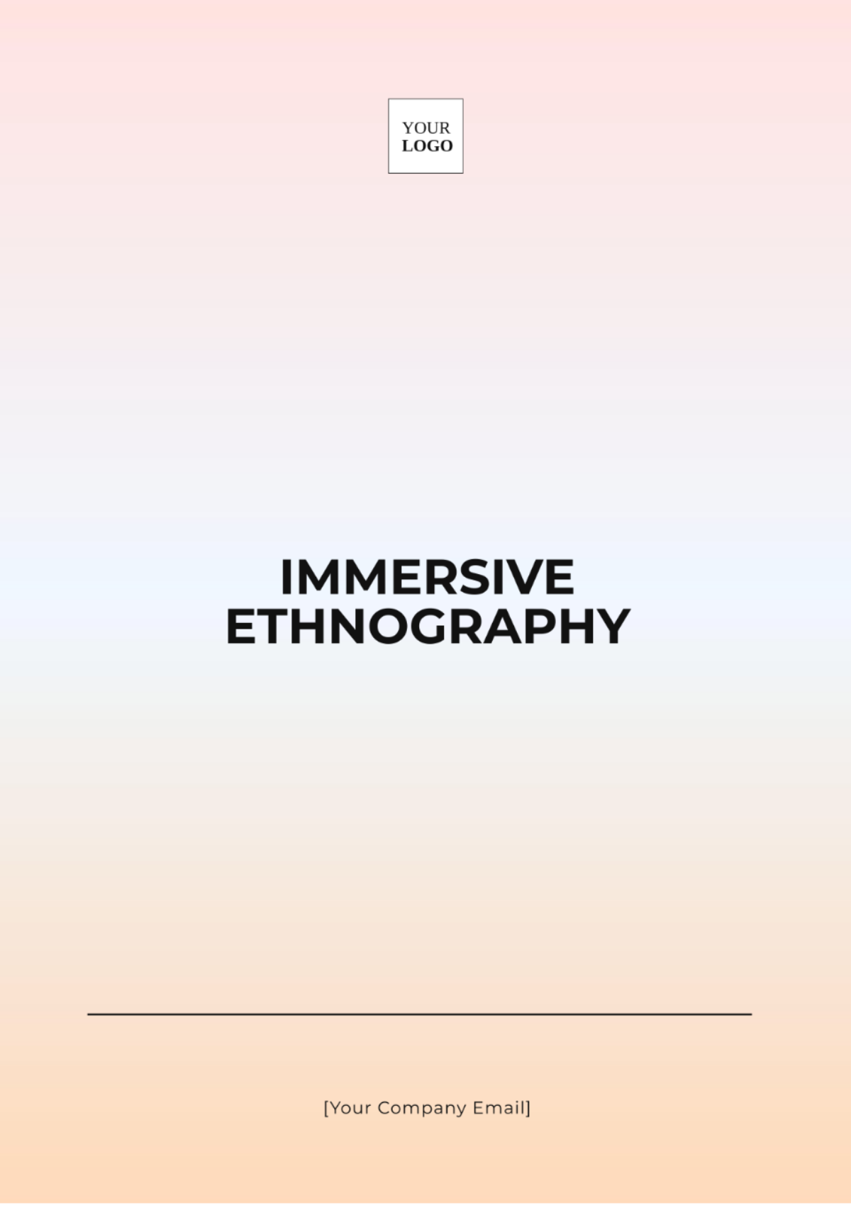 Immersive Ethnography Template