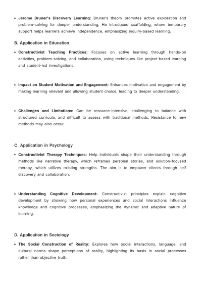 Free Constructivist Methodology Template to Edit Online