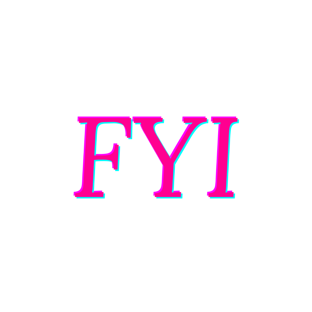 Free Colorful FYI Text Template to Edit Online