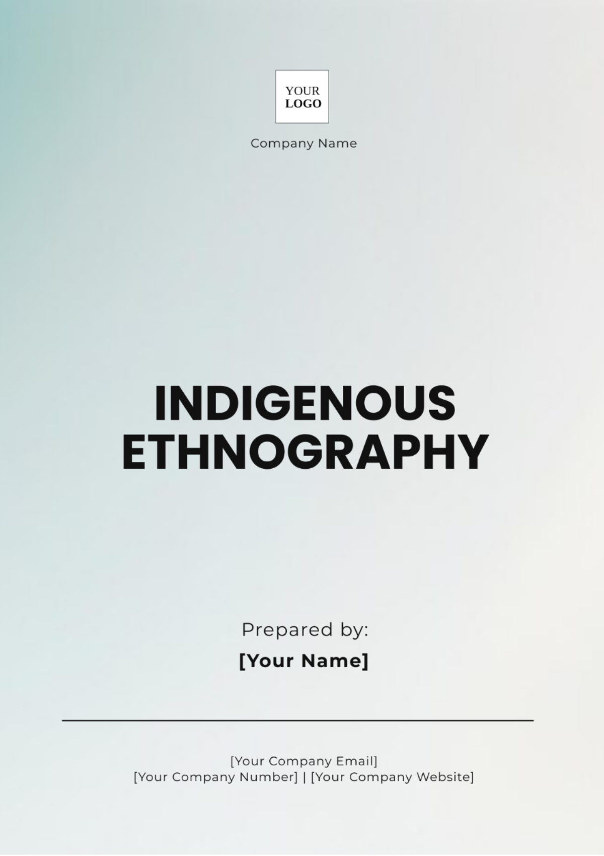 Indigenous Ethnography Templates - Edit Online & Download