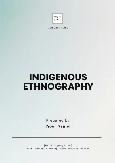Free Indigenous Ethnography Templates to Edit Online