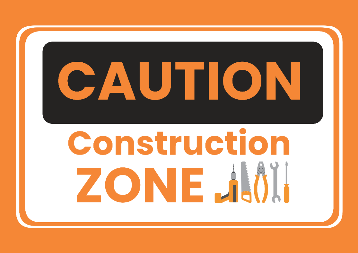 Construction Safety Sign