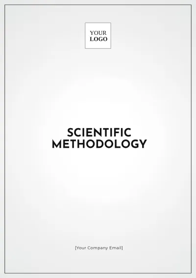 Free Scientific Methodology Template to Edit Online
