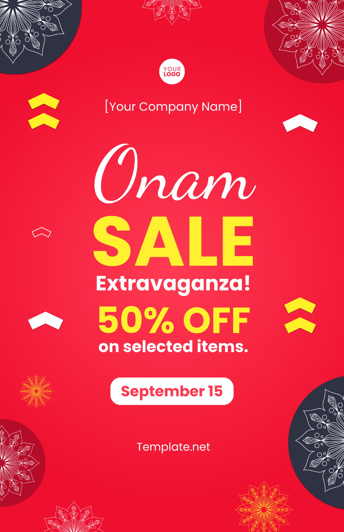 Onam Sale Poster