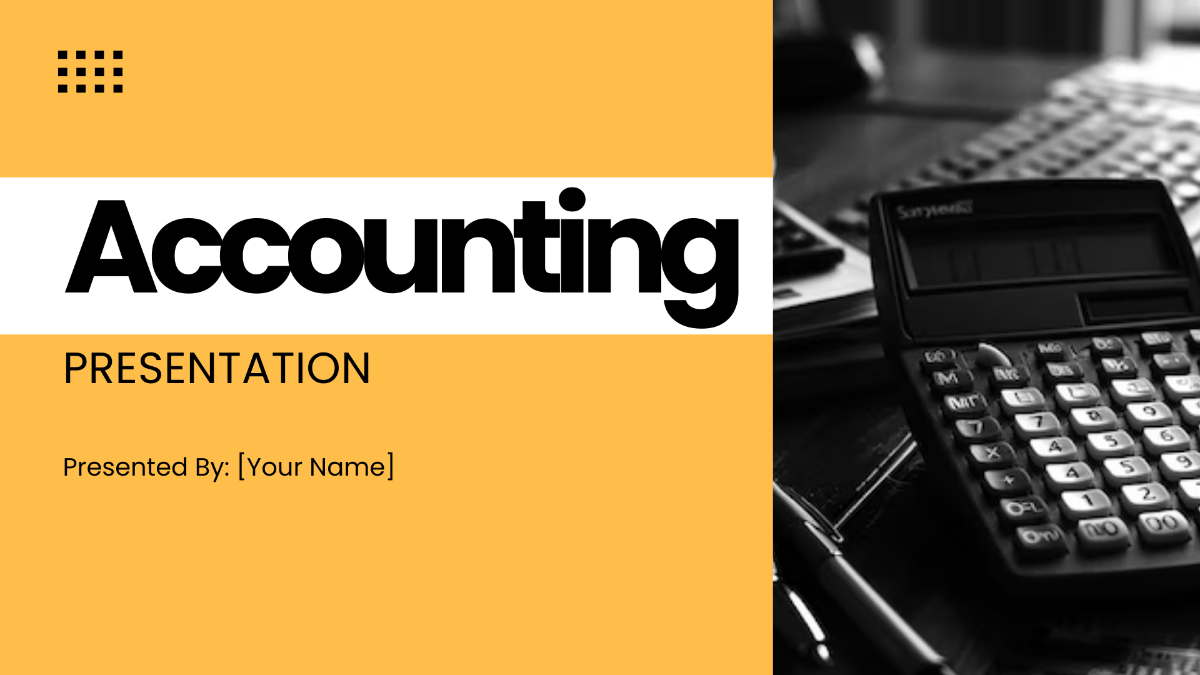 Free Accounting Presentation Template