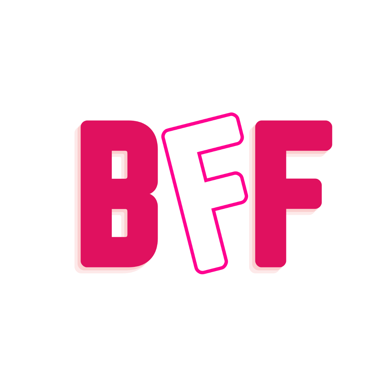 Free Bold BFF Text Template - Edit Online & Download | Template.net