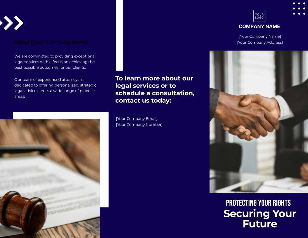 Legal Brochure Template