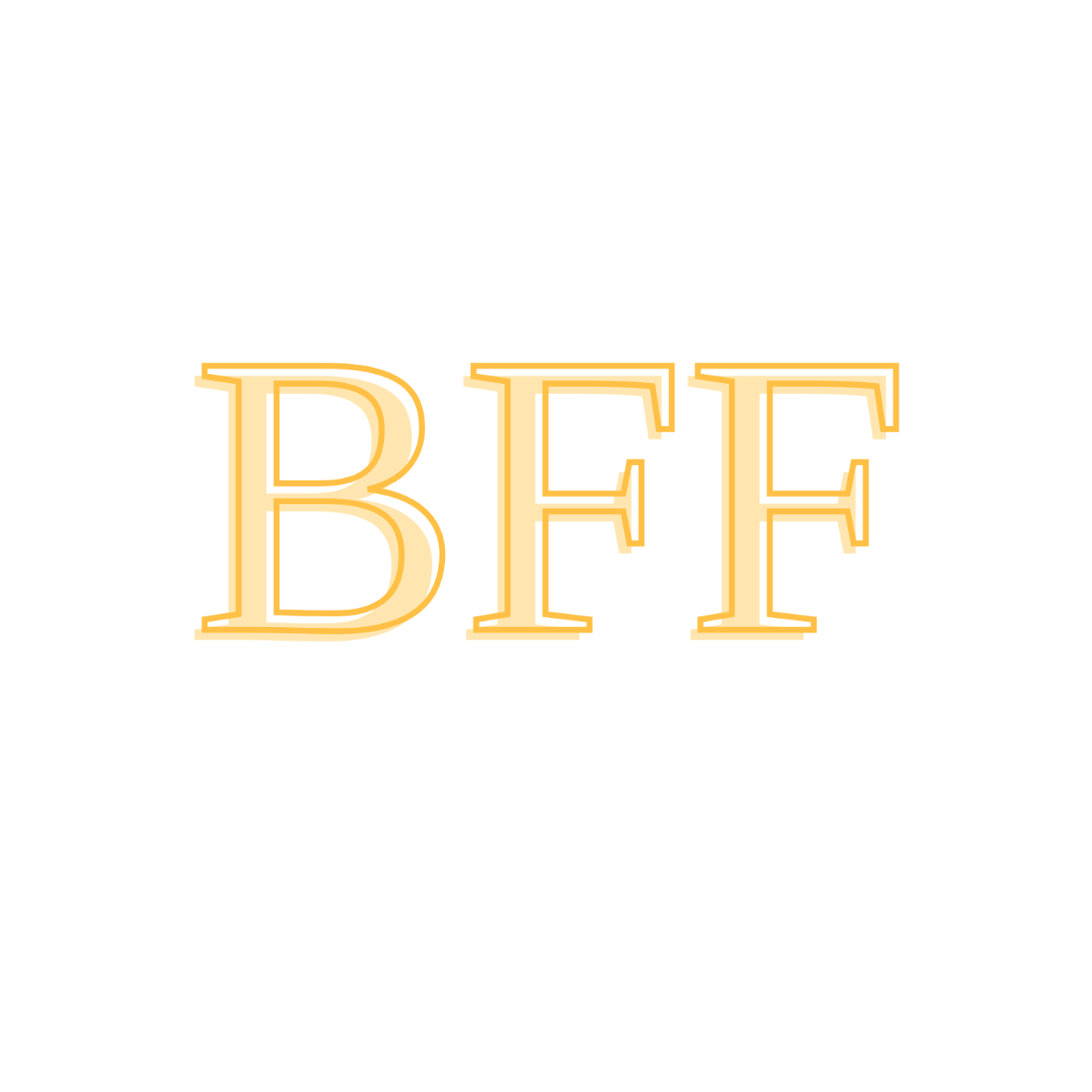 Free Fancy BFF Text Template - Edit Online & Download | Template.net