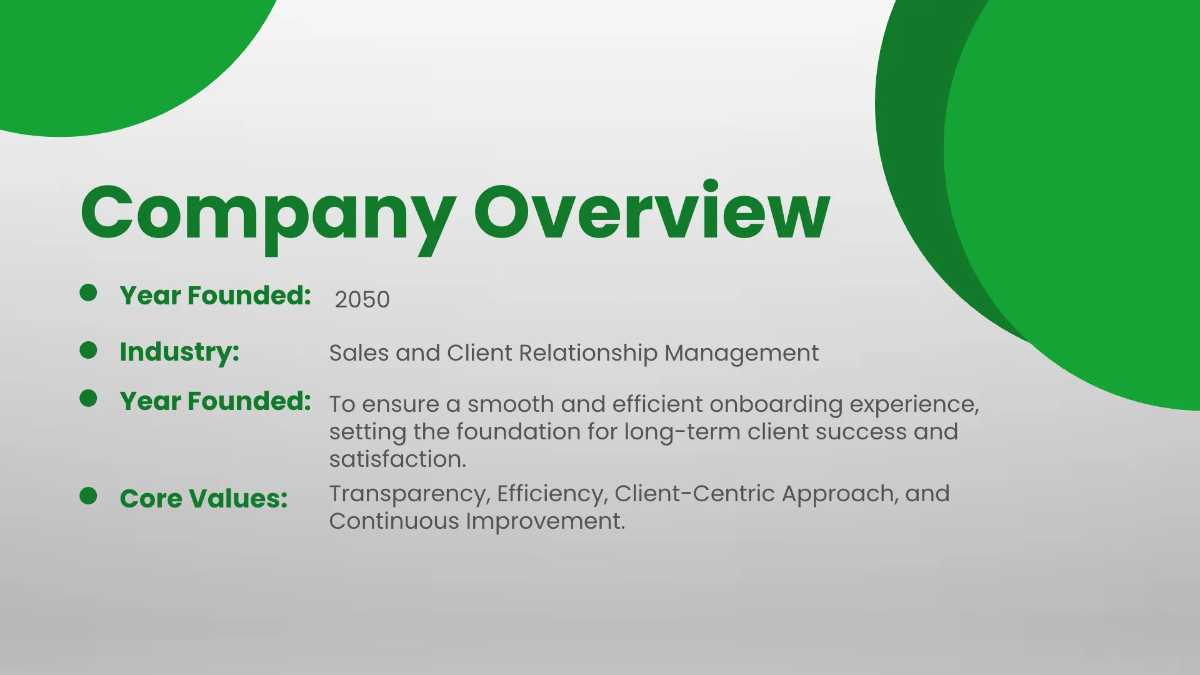 Free Sales Client Onboarding Template to Edit Online