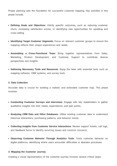Free Customer Mapping Methodology Template to Edit Online