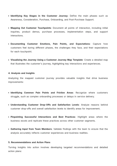 Free Customer Mapping Methodology Template to Edit Online
