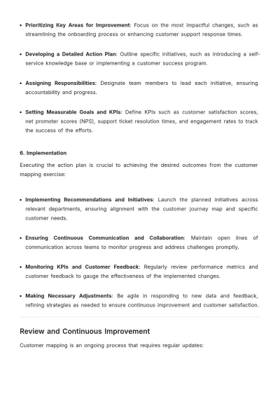 Free Customer Mapping Methodology Template to Edit Online