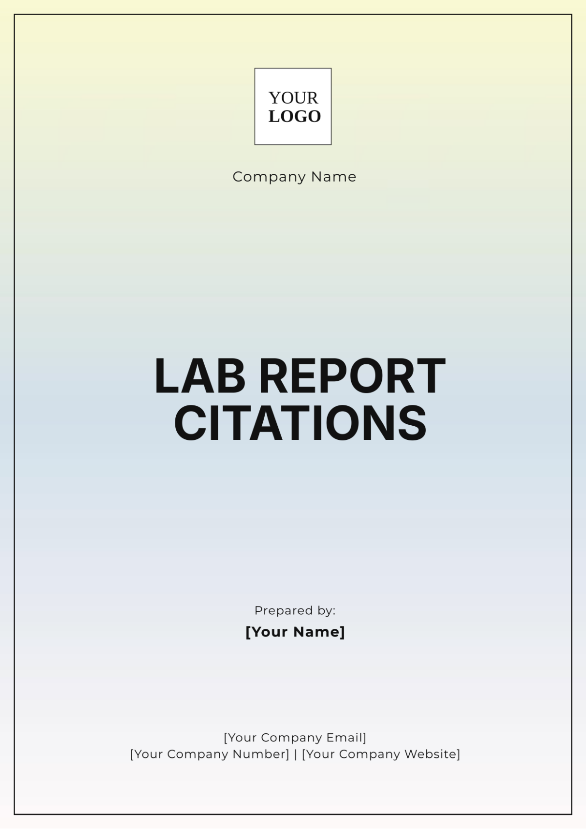 Lab Report Citations Template - Edit Online & Download