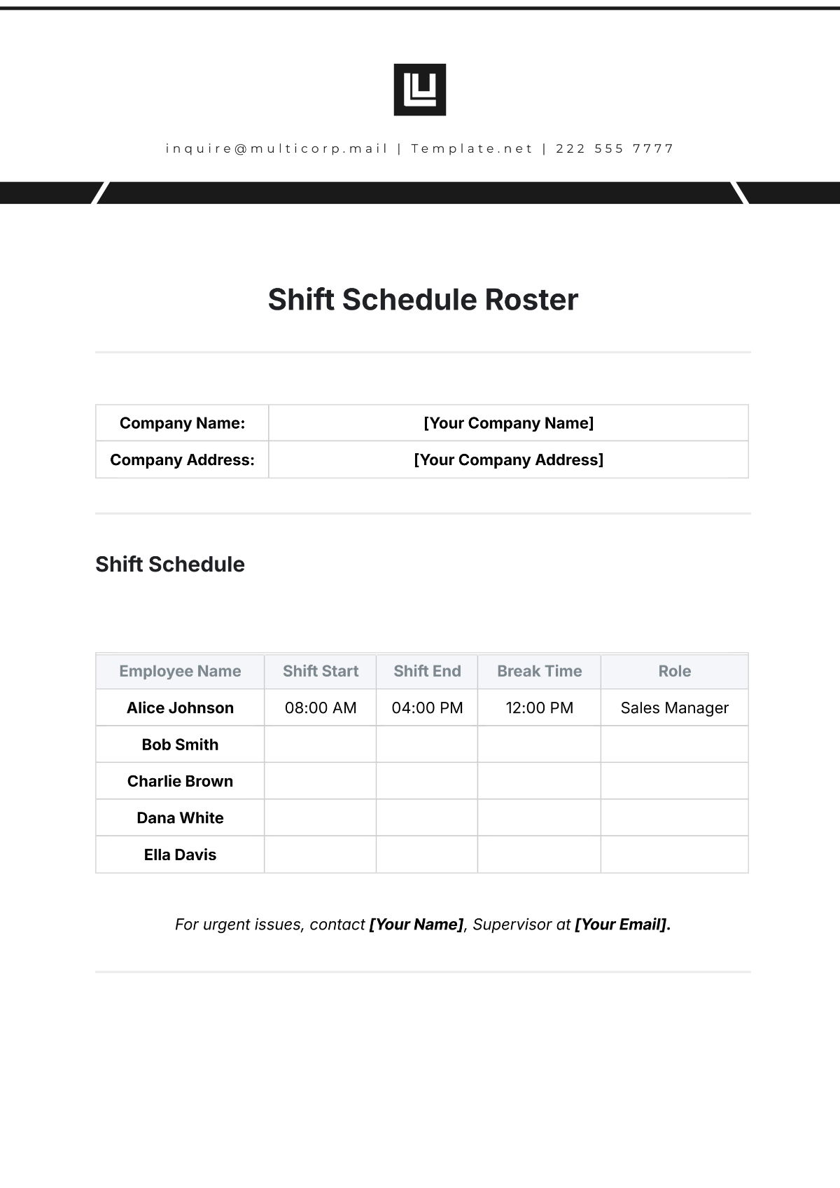 free-roster-templates-blank-roster-template-free