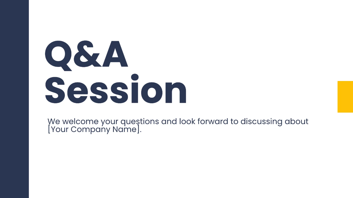 Free Construction Presentation Template to Edit Online