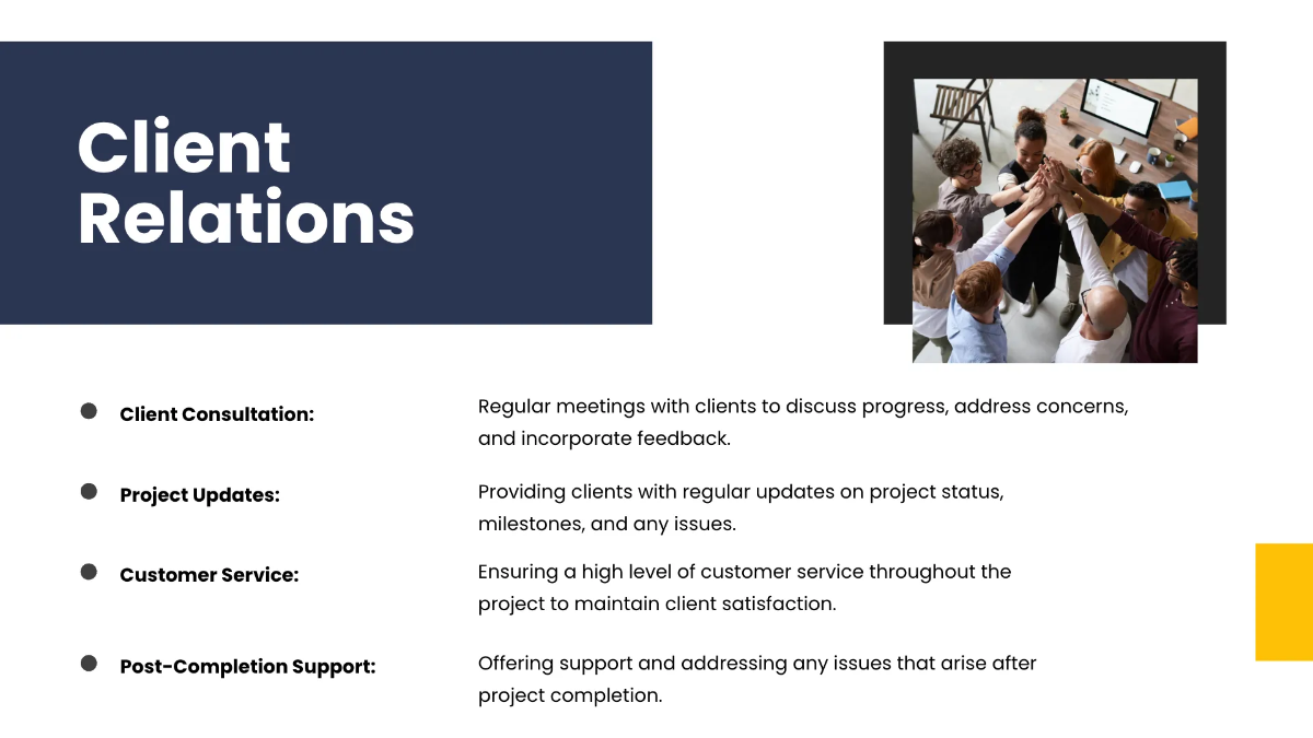 Free Construction Presentation Template to Edit Online