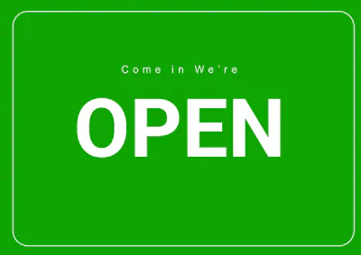 Free Open/Closed Sign Template to Edit Online