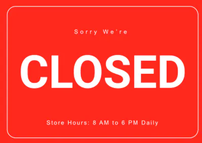 Free Open/Closed Sign Template to Edit Online