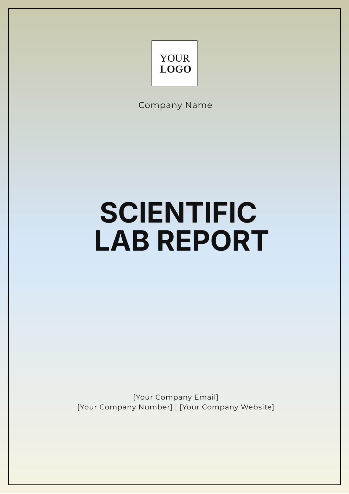 Scientific Lab Report Template - Edit Online & Download