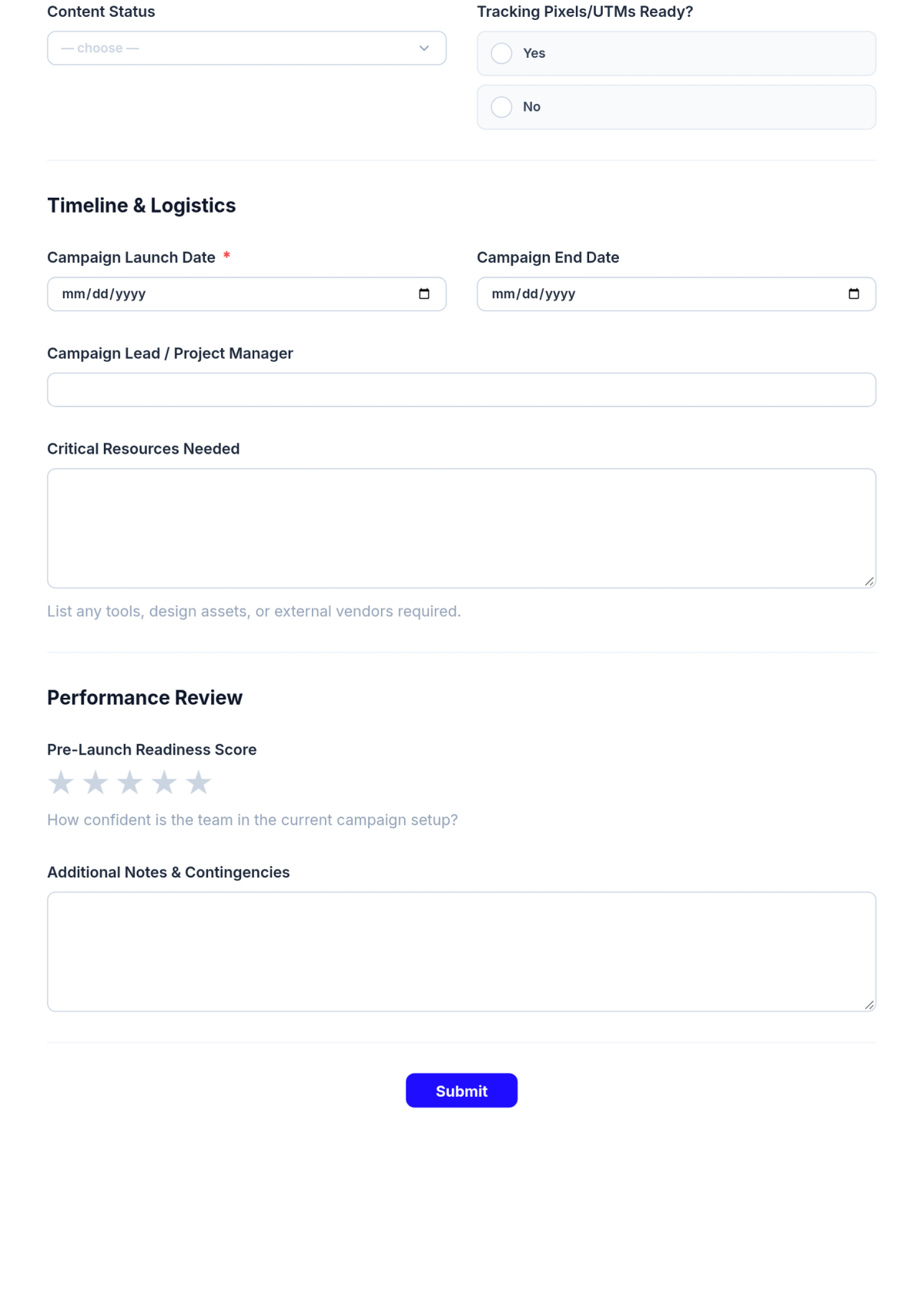 Free Marketing Campaign Checklist Template & AI Maker Free Marketing Campaign Checklist Template & AI Maker