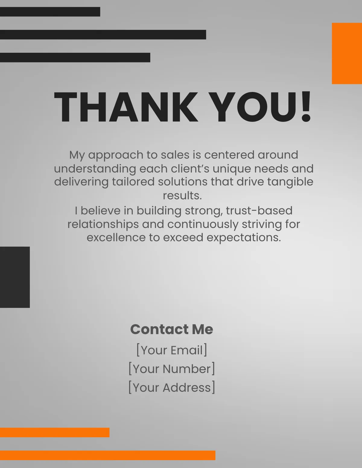 Free Sales Portfolio Template to Edit Online