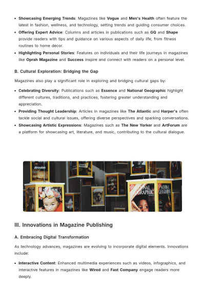 Free Feature Article Template to Edit Online