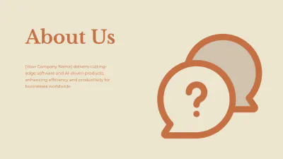 Free Sophisticated Presentation Template to Edit Online