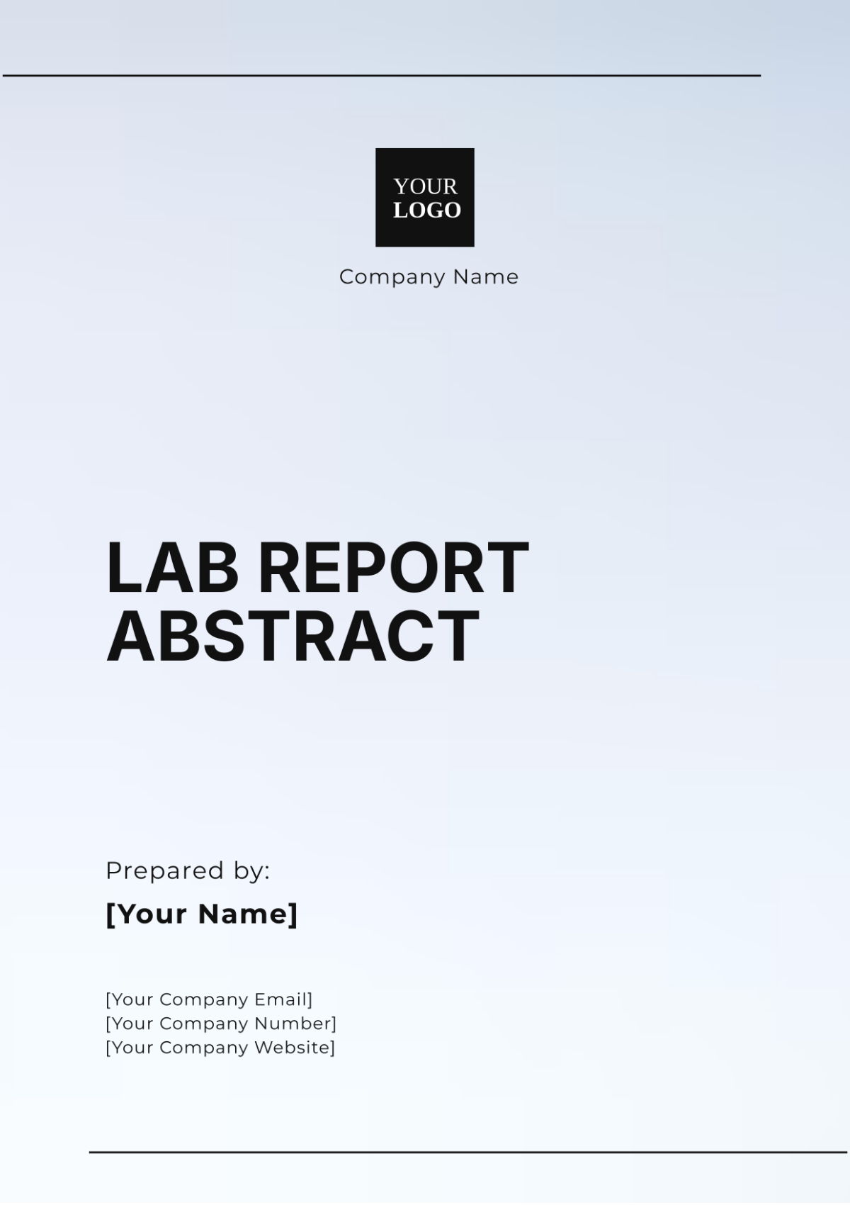 Lab Report Abstract Template - Edit Online & Download