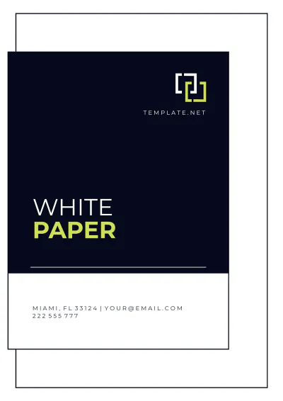 Free Blank White Paper Template to Edit Online