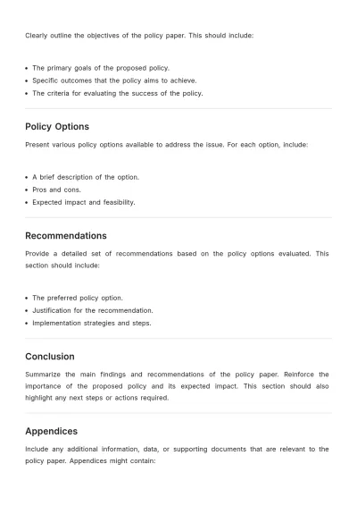 Free Blank White Paper Template to Edit Online