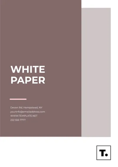 Free Aesthetic White Paper Template to Edit Online