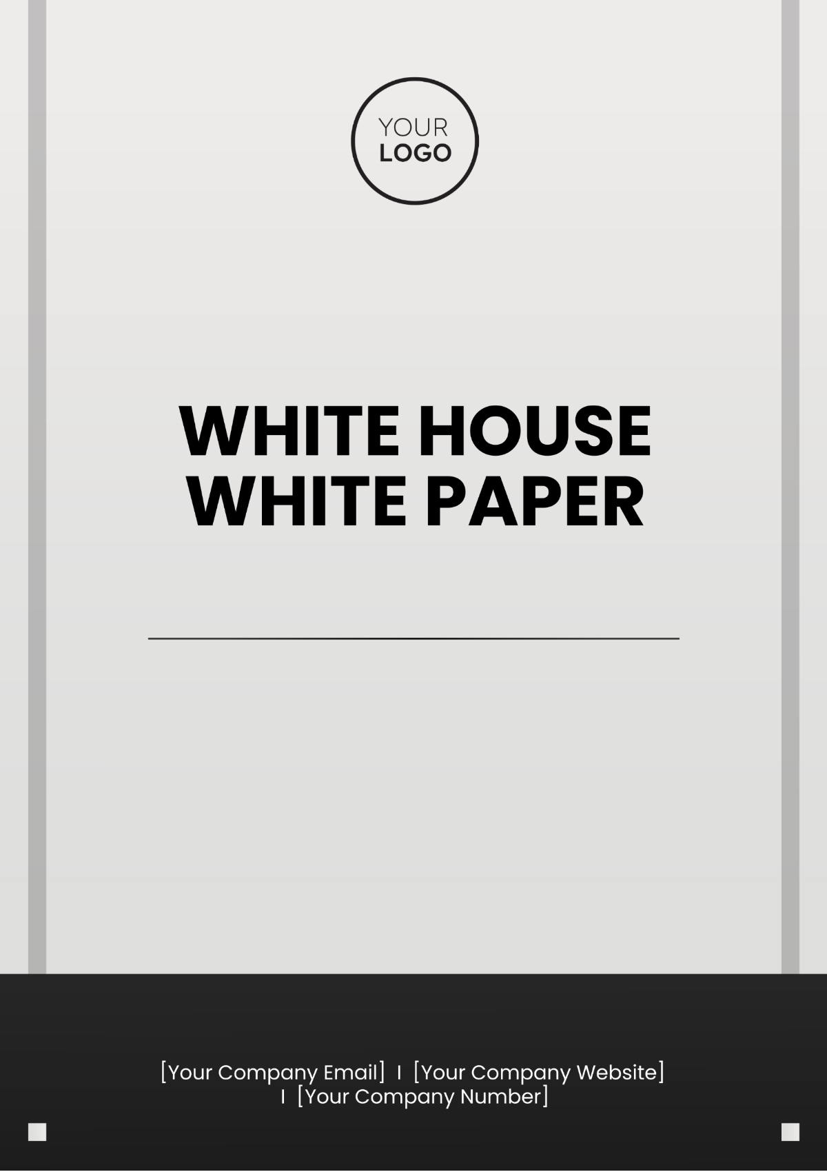 White House White Paper Template