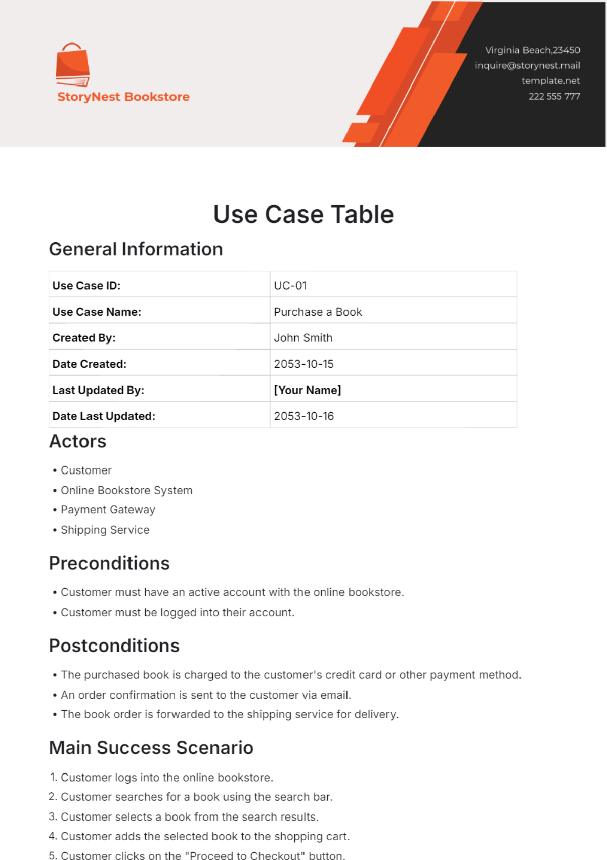 Free Table Templates To Edit Online