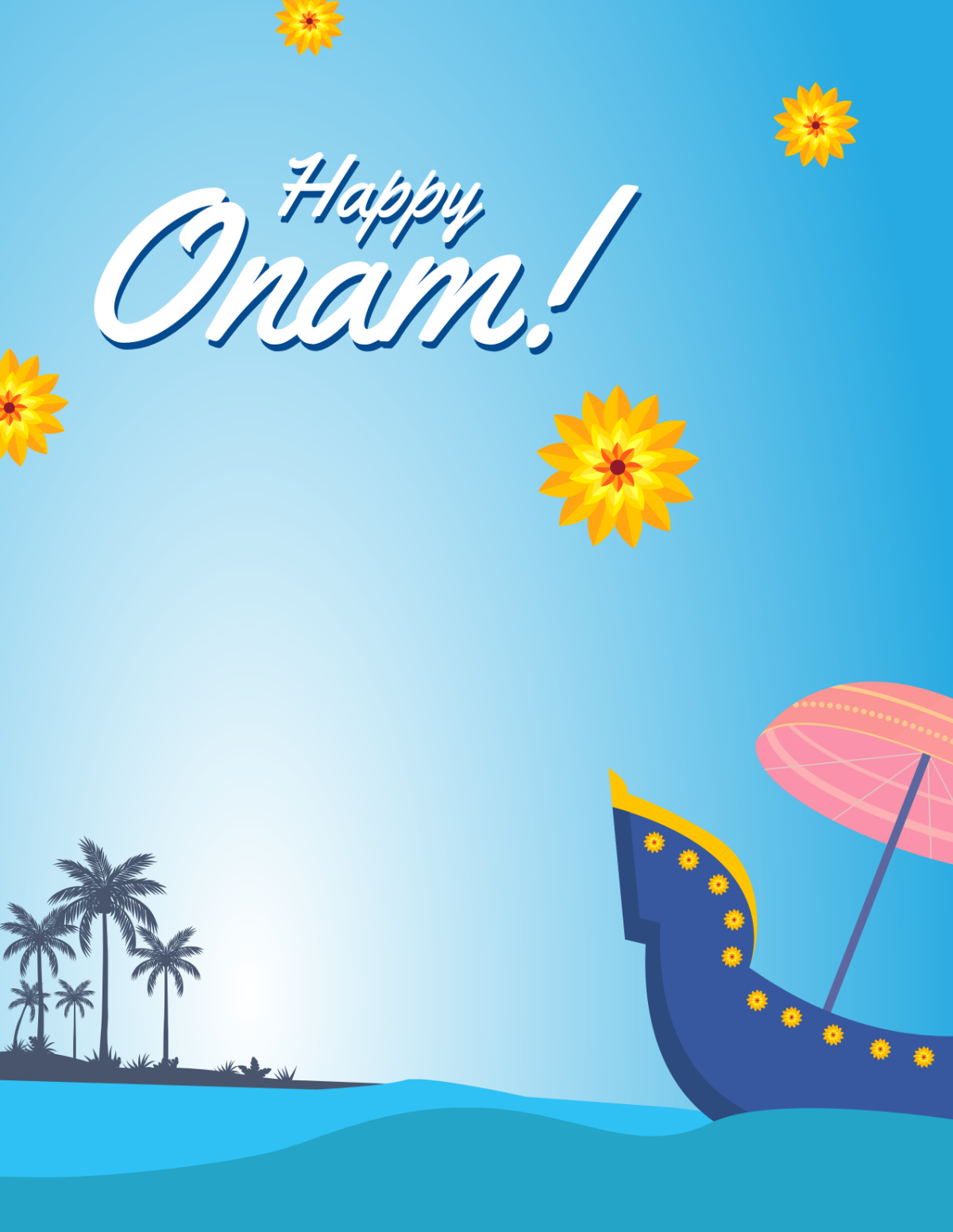 Onam Flyer Background