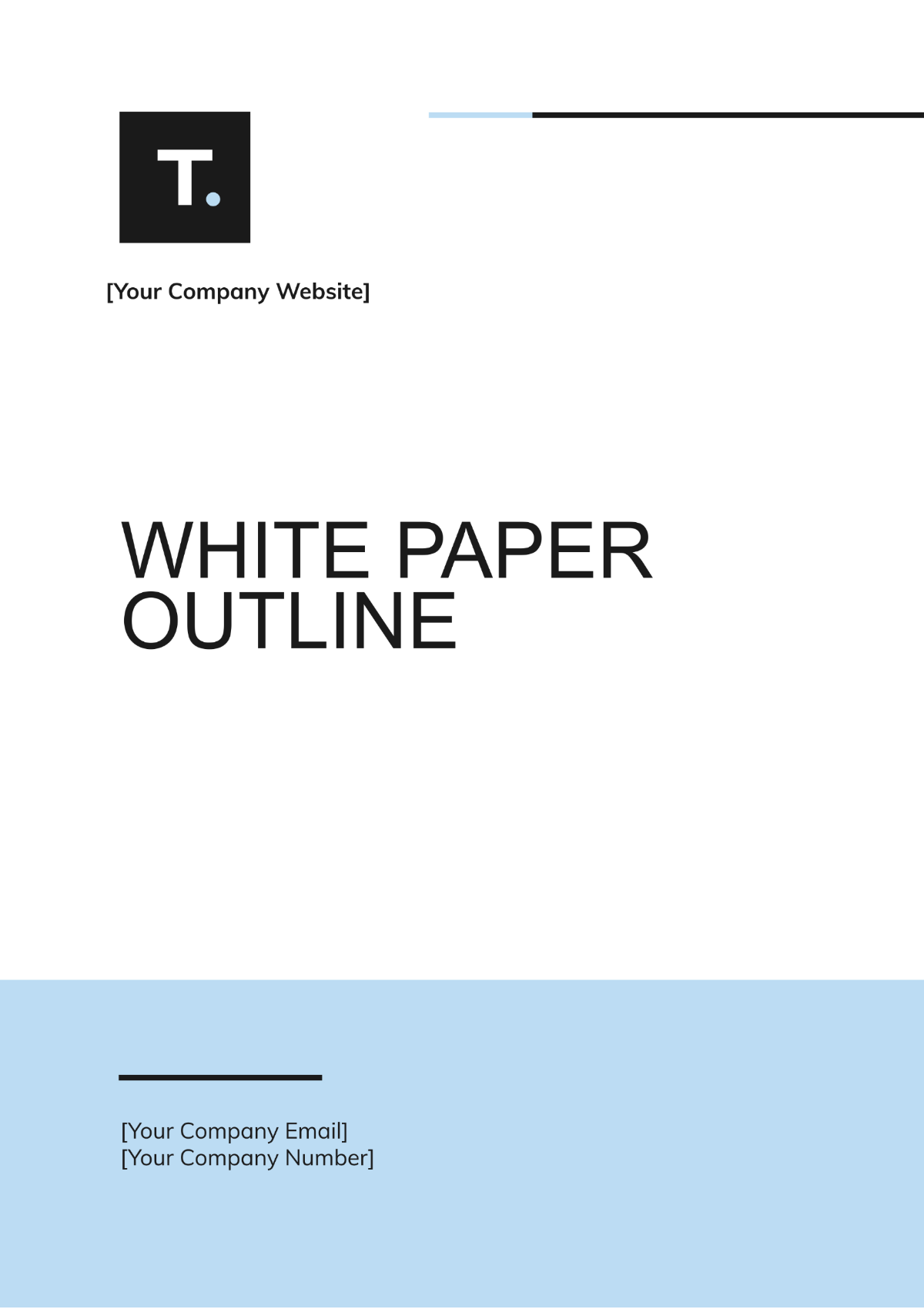 White Paper Outline Template