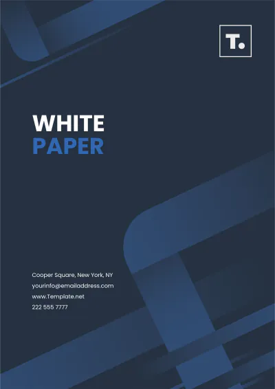Free Design White Paper Template to Edit Online
