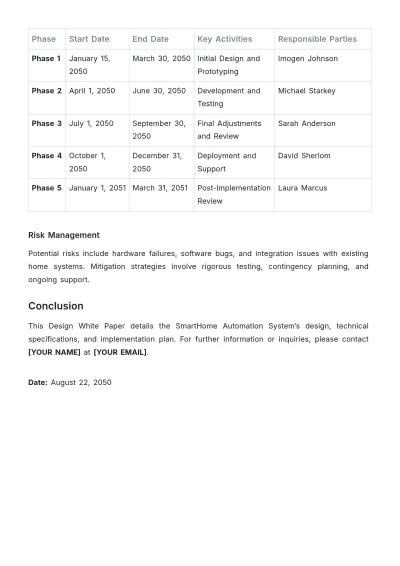 Free Design White Paper Template to Edit Online