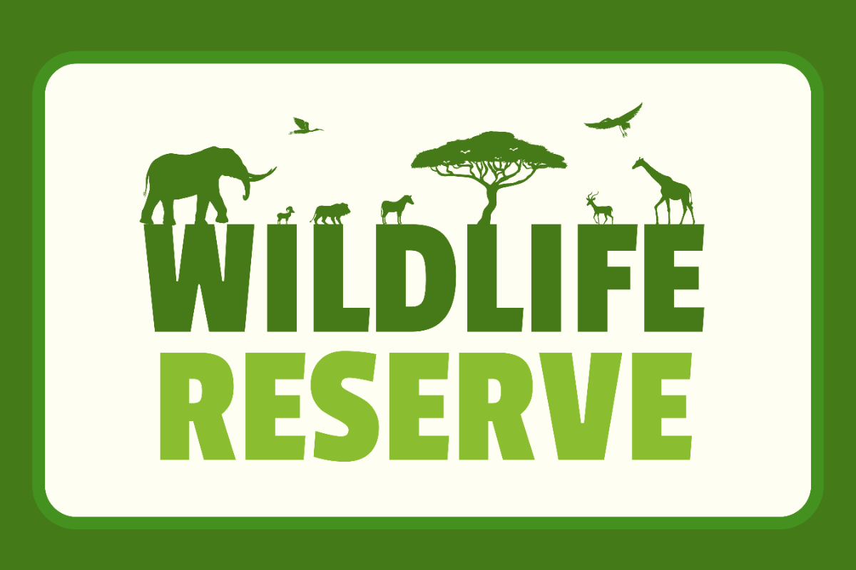 Wildlife Reserve Sign Template - Edit Online & Download