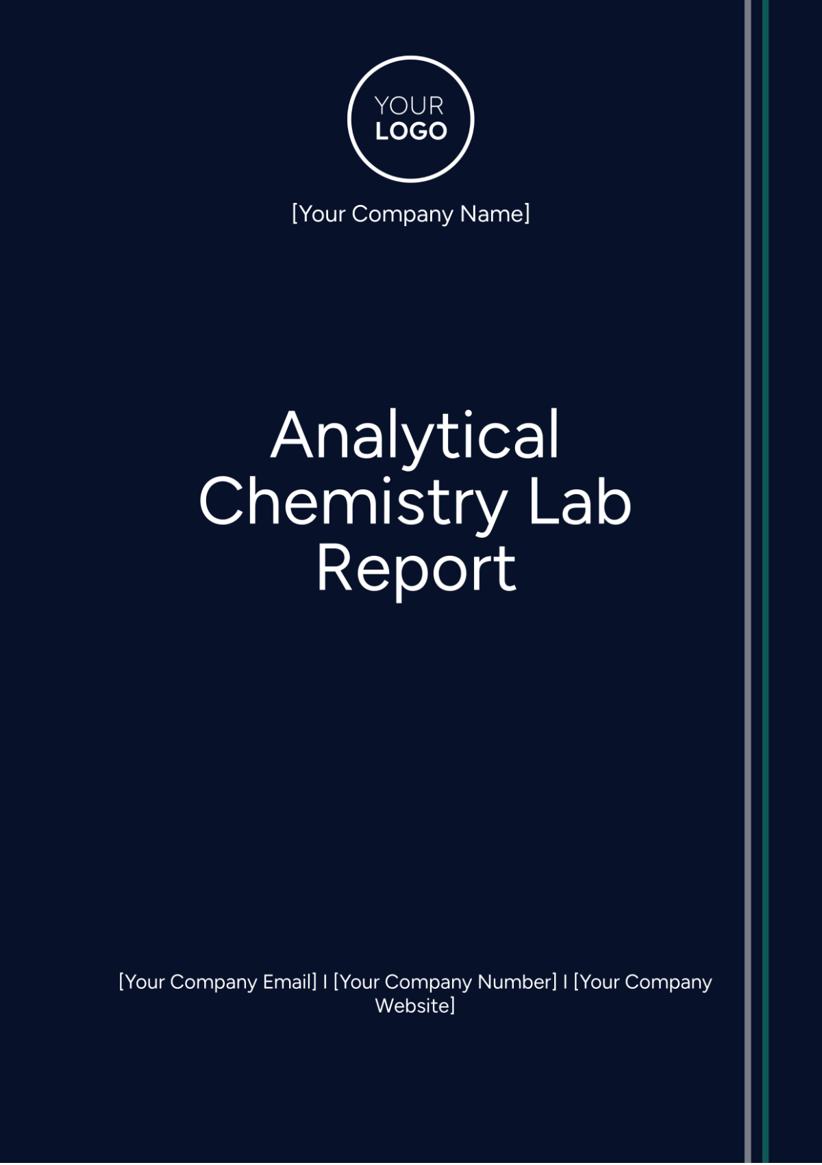 Free Analytical Chemistry Lab Report Template to Edit Online