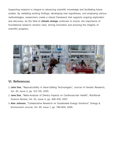 Free Scientific Article Template to Edit Online