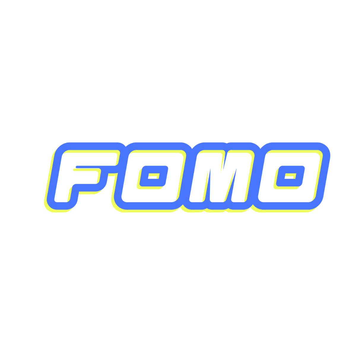 Colorful FOMO Text - Edit Online | Template.net