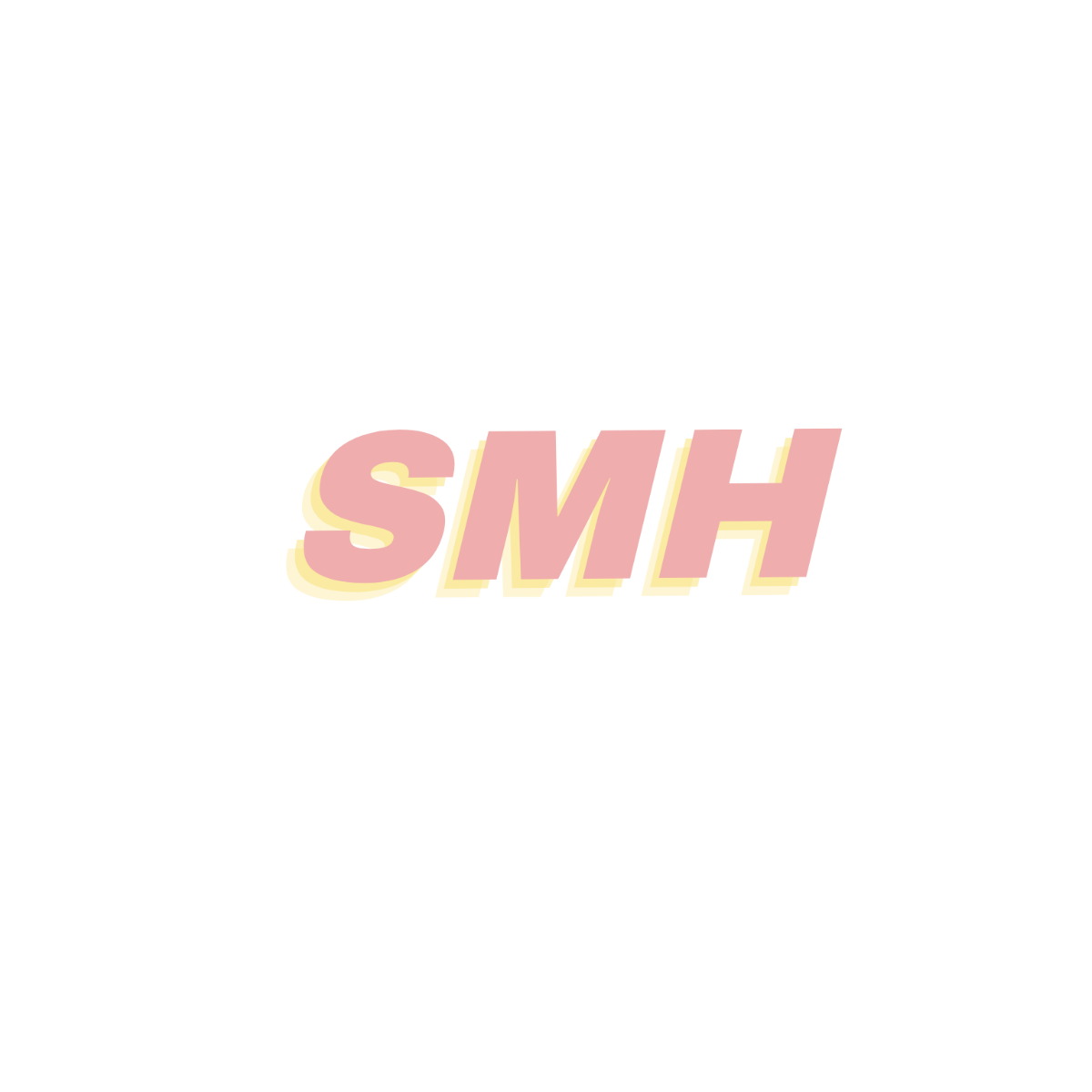 Colorful SMH Text - Edit Online | Template.net