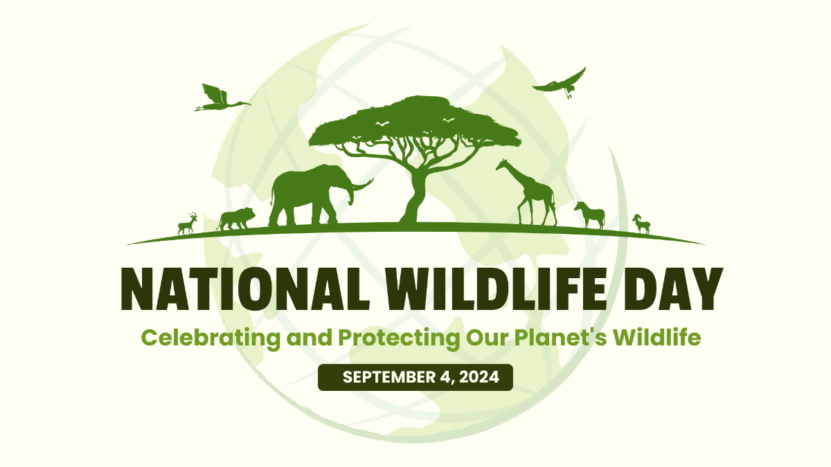 National Wildlife Day Presentation Template - Edit Online & Download