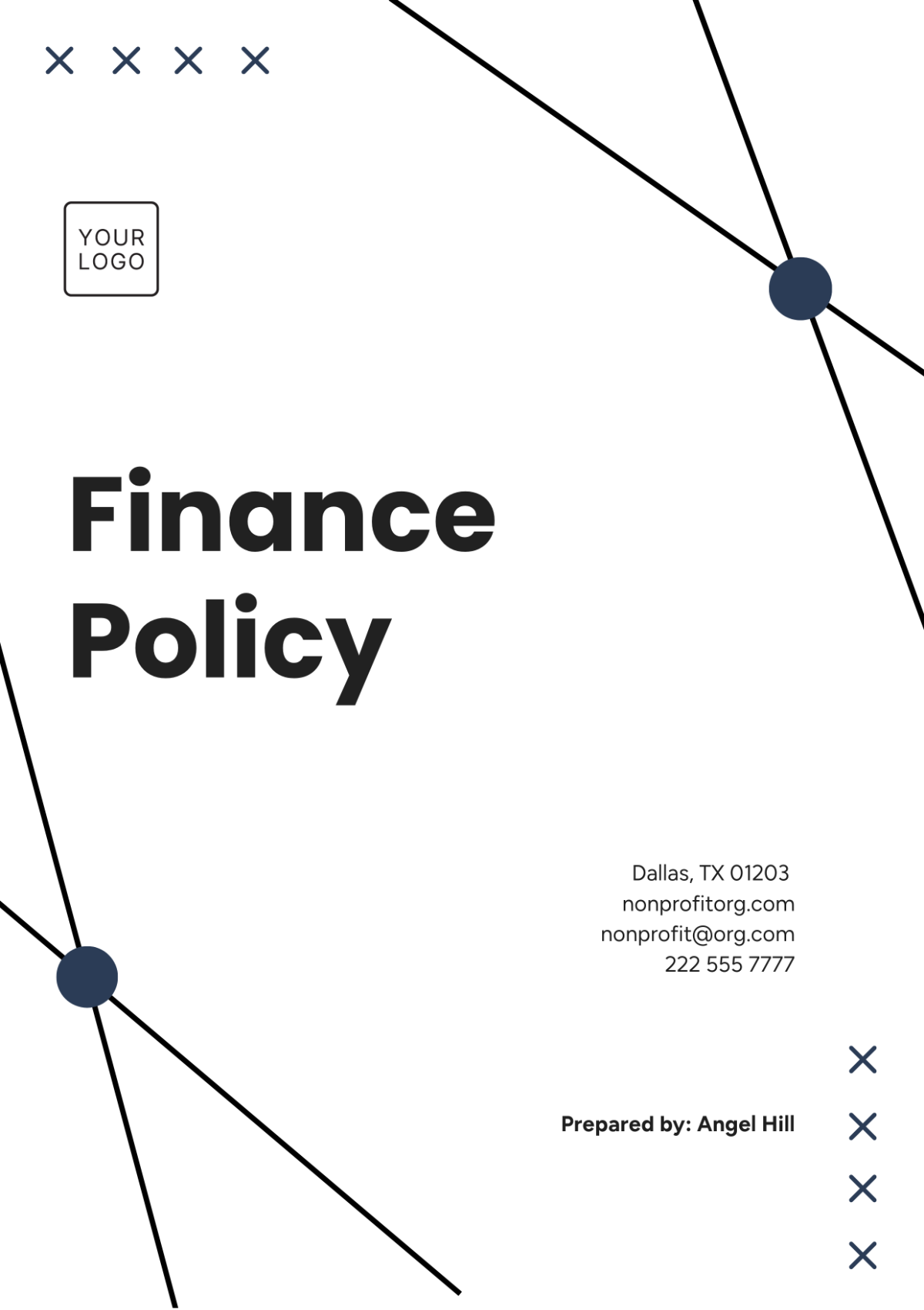 Free Finance Policy Template