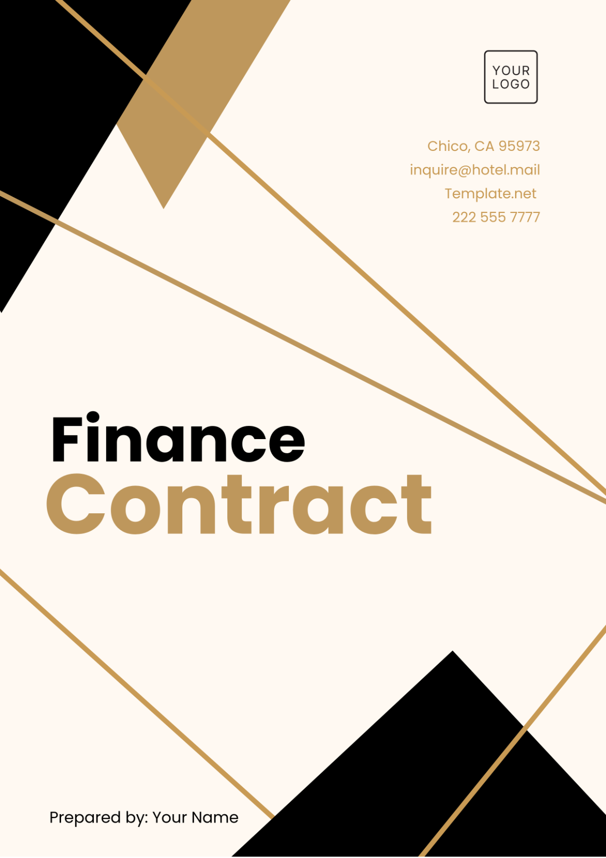 Finance Contract Template - Edit Online & Download